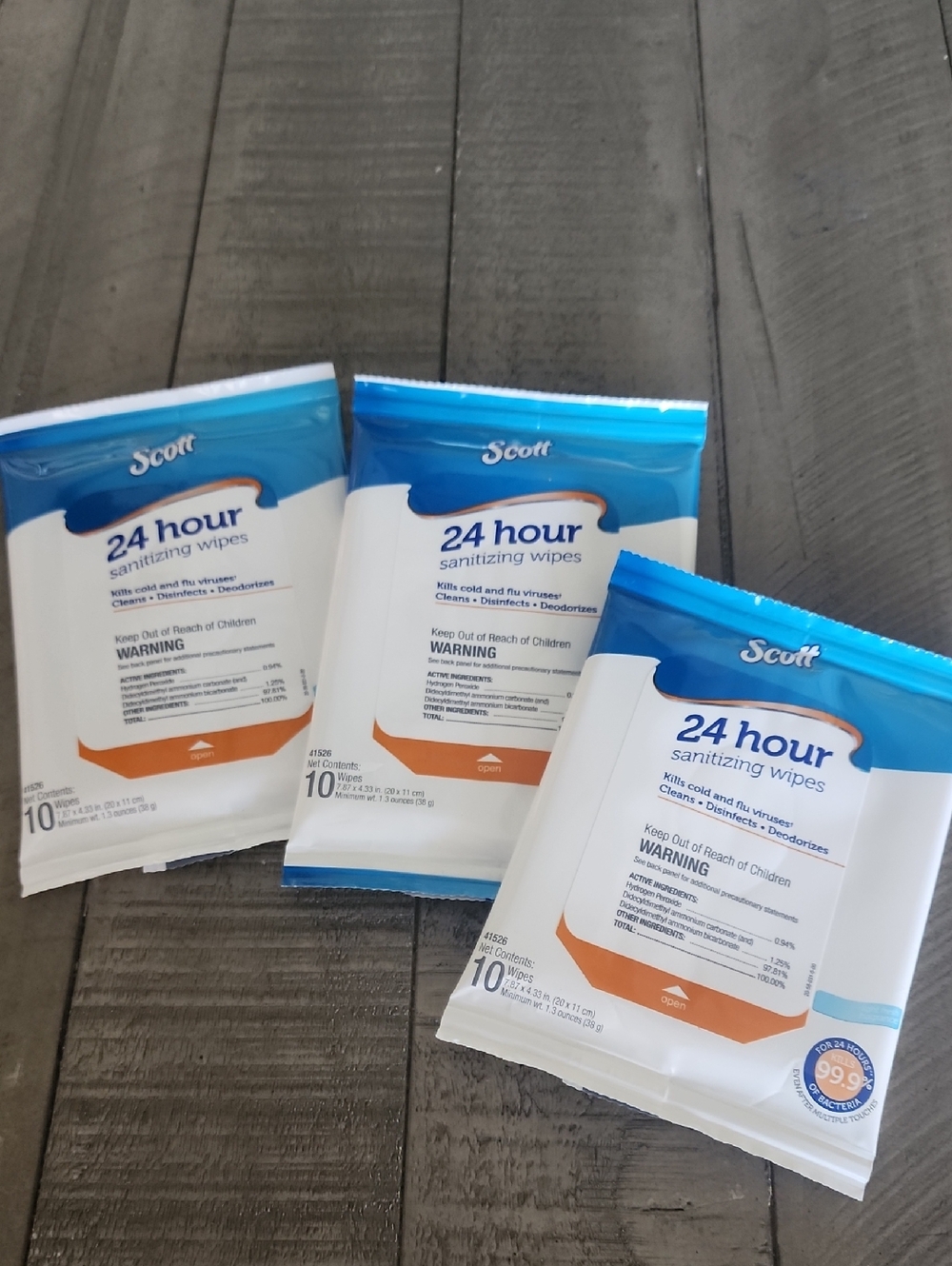 NWT Scott 24 Hour Sanitizing Wipes Bundle